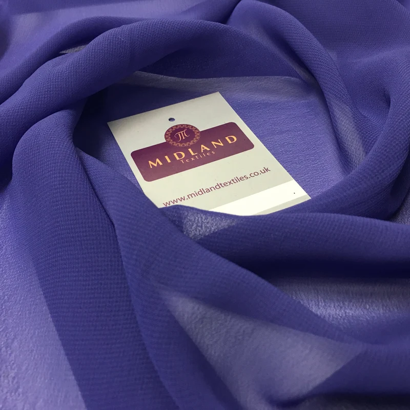 Samples Only of Hi-Multi Caress Chiffon Sheer Fabric Semi-Transparent M608 Mtex