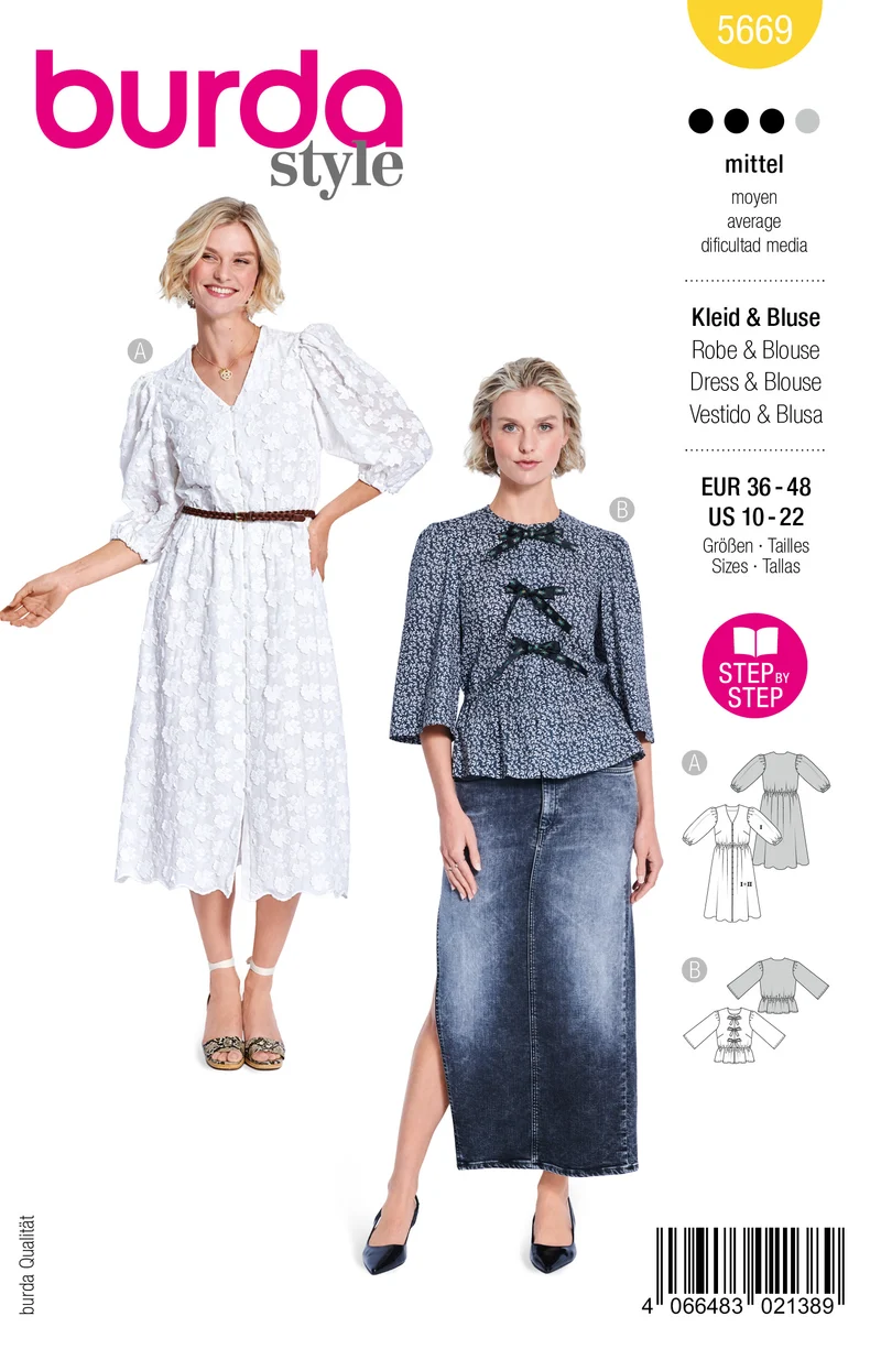 5669 - Kleid & Bluse
