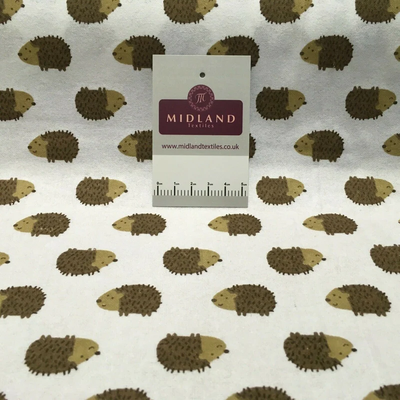 100% Brushed Cotton Wynciette Printed Fabric - £4.99/m - 150cm Wide - M1512
