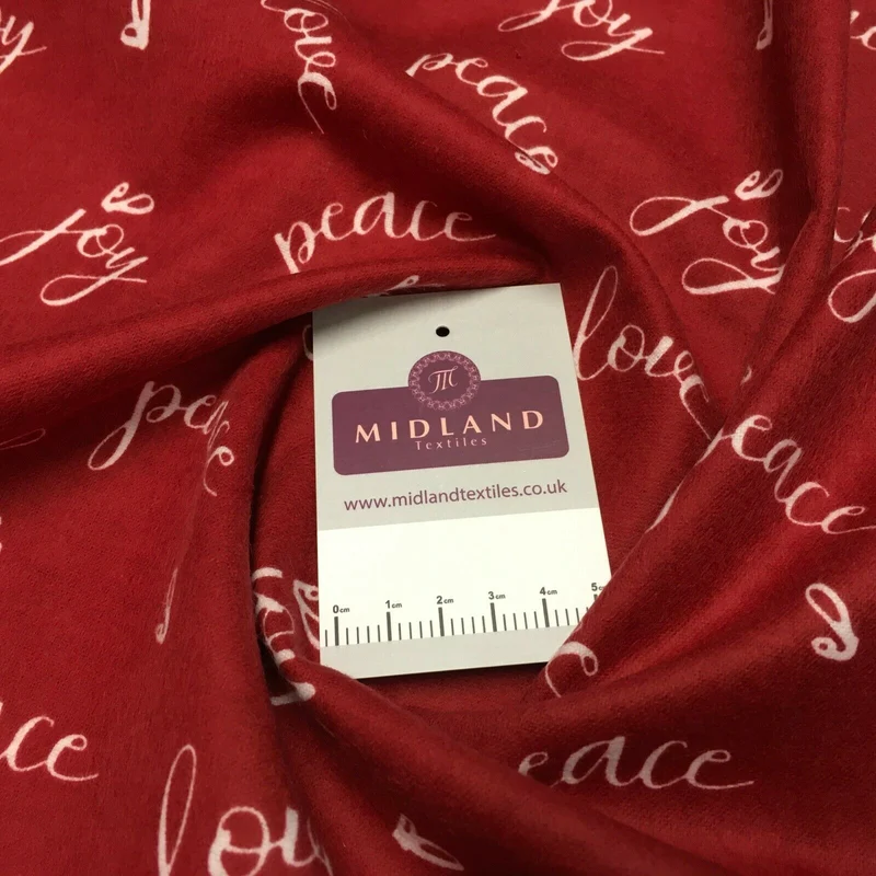100% Brushed Cotton Wynciette Printed Fabric - £4.99/m - 150cm Wide - M1512