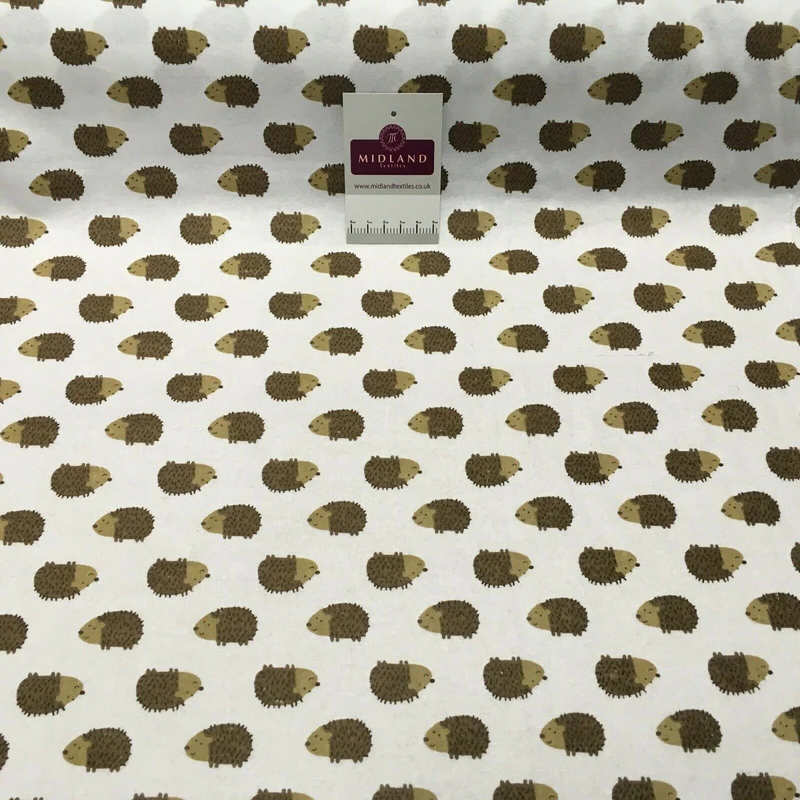 100% Brushed Cotton Wynciette Printed Fabric - £4.99/m - 150cm Wide - M1512