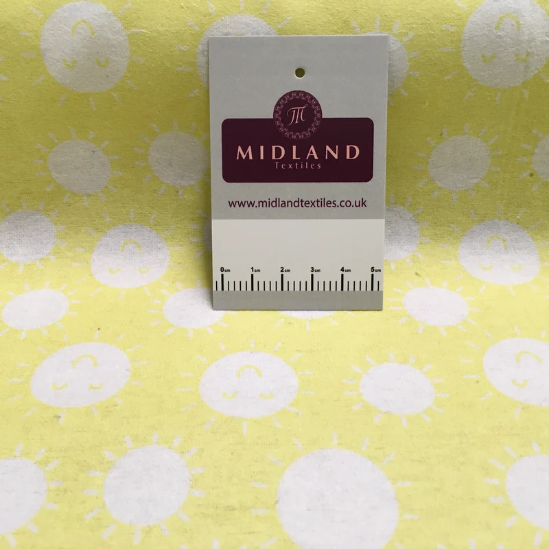 100% Brushed Cotton Wynciette Printed Fabric - £4.99/m - 150cm Wide - M1512