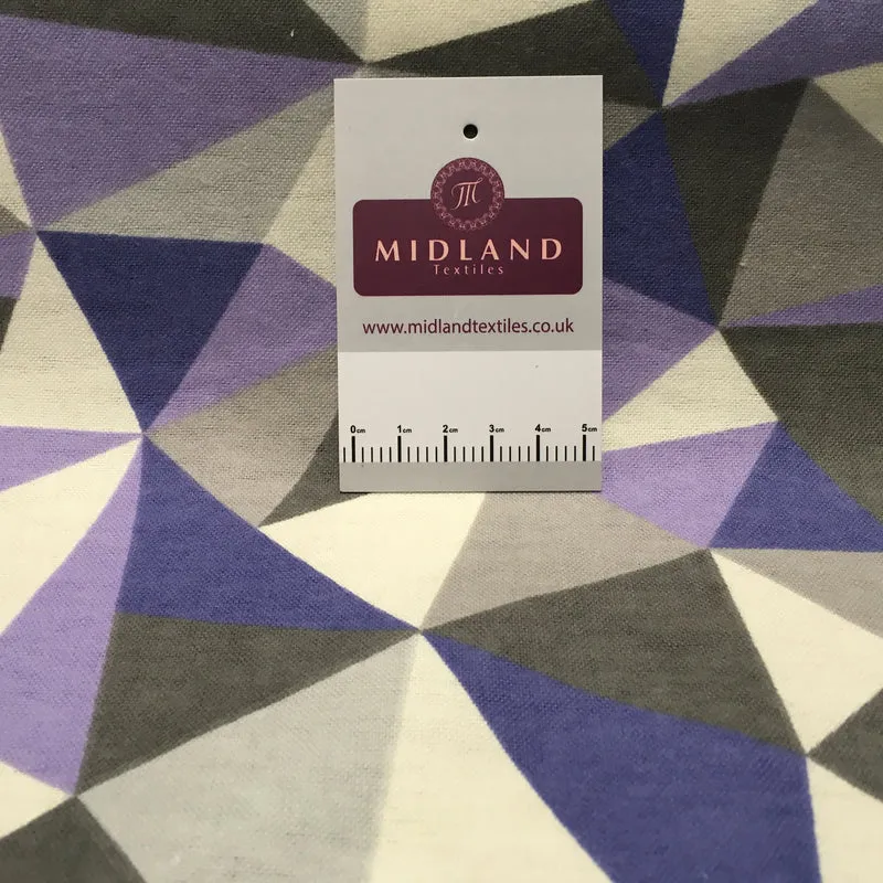 100% Brushed Cotton Wynciette Printed Fabric - £4.99/m - 150cm Wide - M1512
