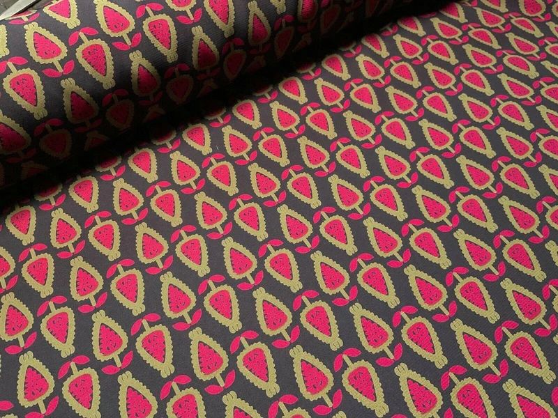 Smooth Crepe Georgette Printed Dress Fabric 147cm M1602