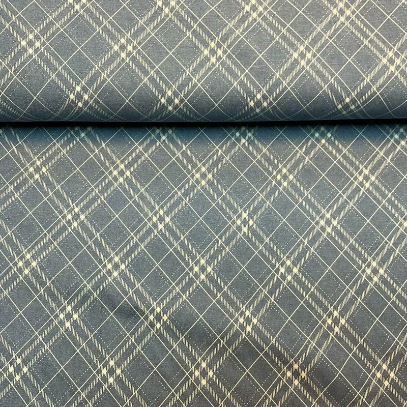 Printed 100% Cotton Chambray Denim Mixed Designs Dress Fabric 147cm M1604