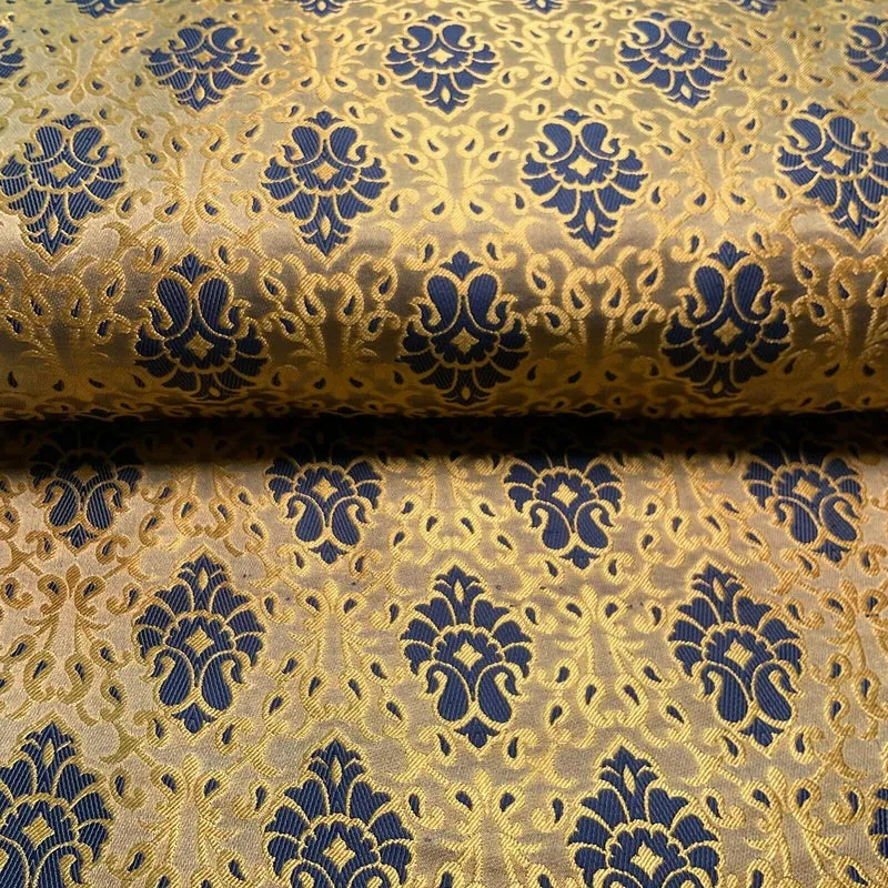 Ornamental Damask Brocade Wedding Banarsi Fabric 130 cm wide M1565