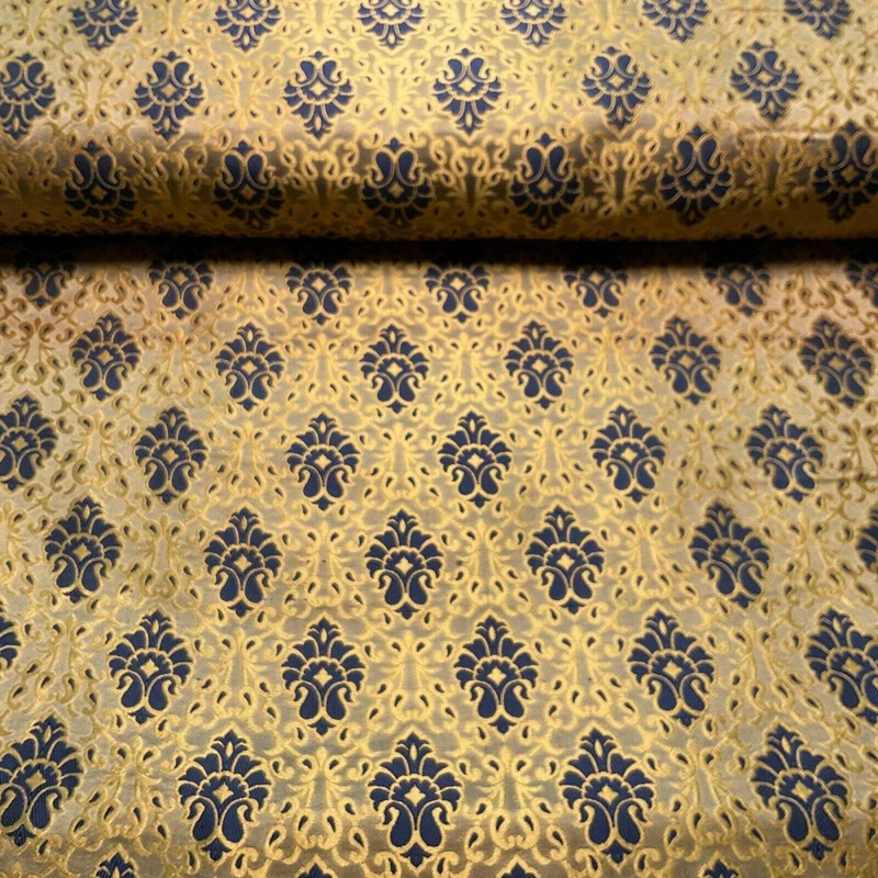 Ornamental Damask Brocade Wedding Banarsi Fabric 130 cm wide M1565