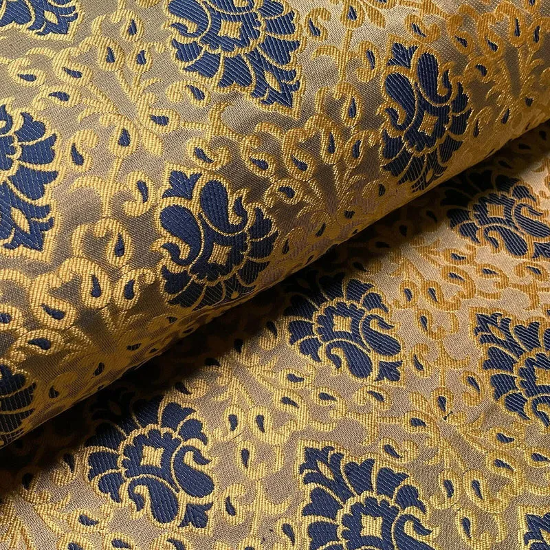 Ornamental Damask Brocade Wedding Banarsi Fabric 130 cm wide M1565