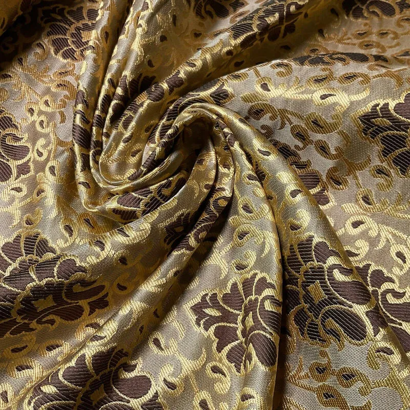 Ornamental Damask Brocade Wedding Banarsi Fabric 130 cm wide M1565