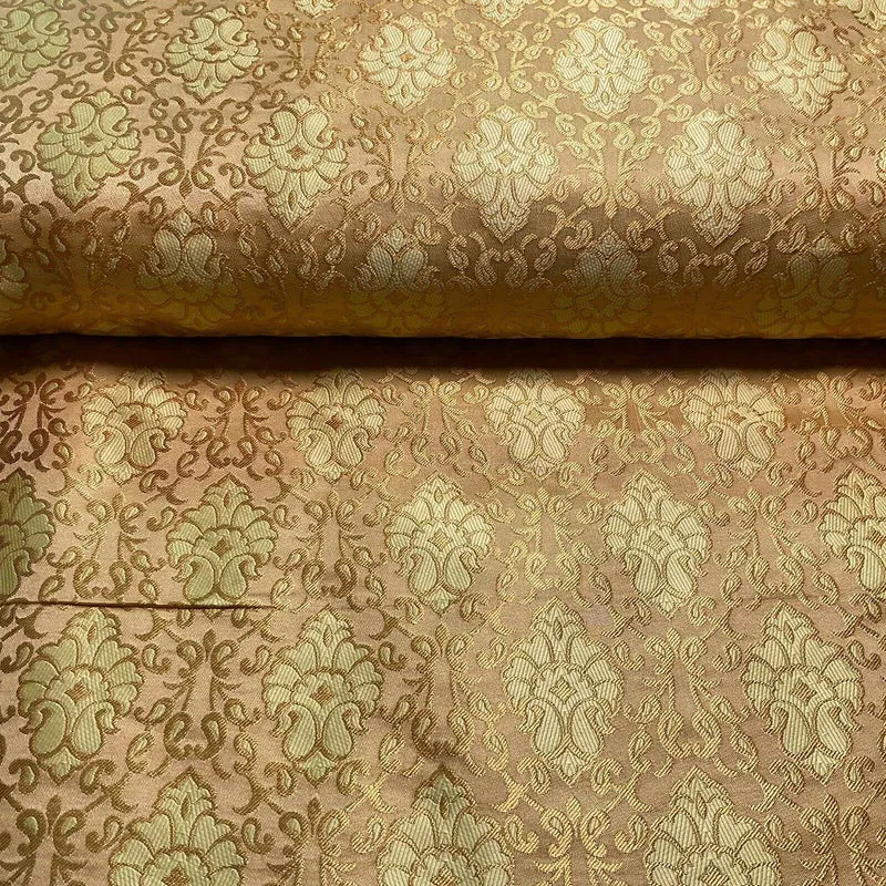 Ornamental Damask Brocade Wedding Banarsi Fabric 130 cm wide M1565