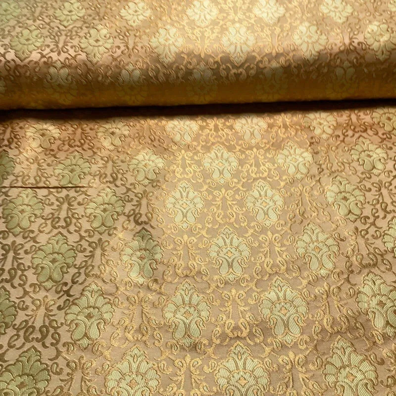 Ornamental Damask Brocade Wedding Banarsi Fabric 130 cm wide M1565