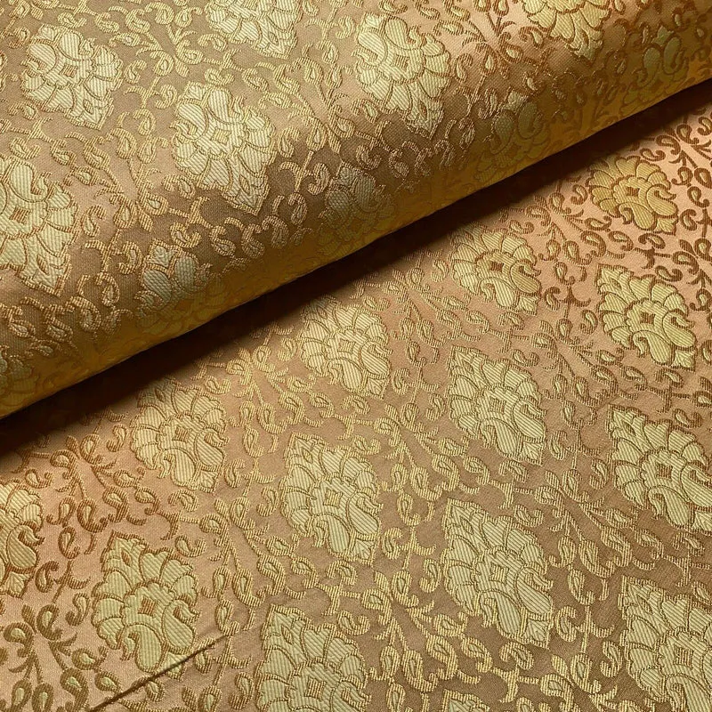 Ornamental Damask Brocade Wedding Banarsi Fabric 130 cm wide M1565