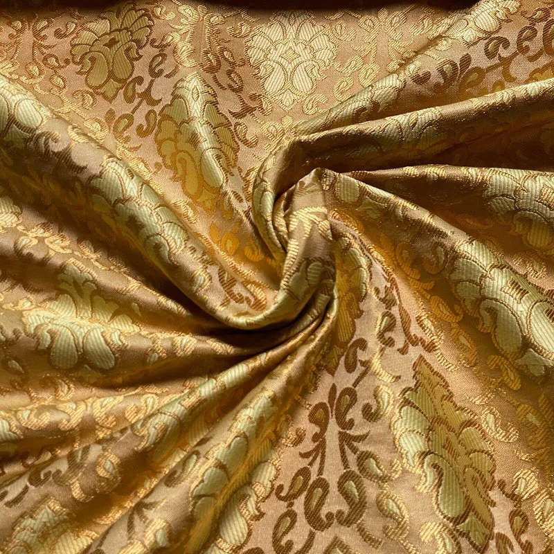 Ornamental Damask Brocade Wedding Banarsi Fabric 130 cm wide M1565