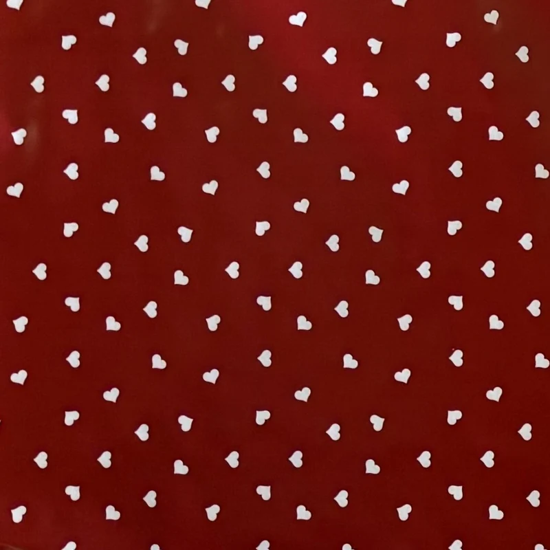 Wachstuch Tischdecke 01118-01 rot Herzen LOVE Liebe eckig rund oval