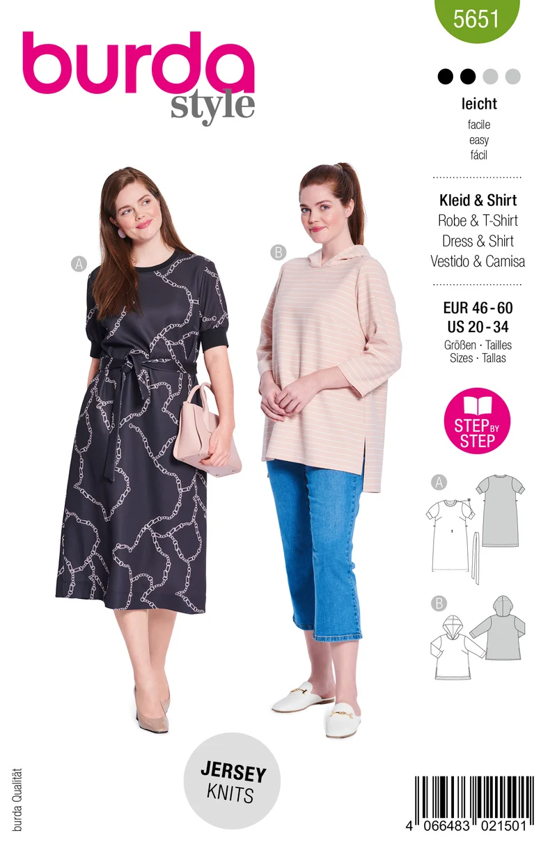 5651 - Kleid & Shirt