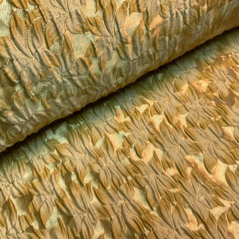 Floral Thick Brocade Wedding Indian Banarsi Fabric 147 cm M1503