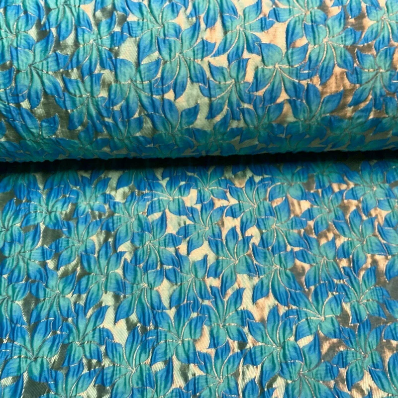 Floral Thick Brocade Wedding Indian Banarsi Fabric 147 cm M1503