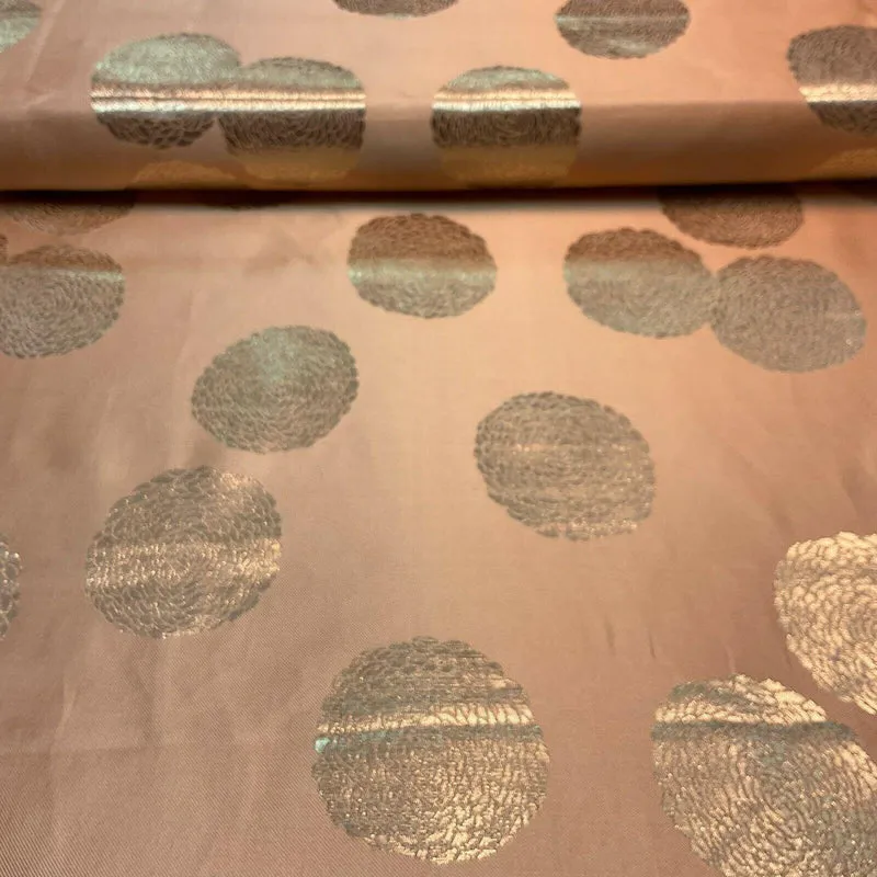Circle Brocade Wedding Banarsi ideal for Cushion Cover Fabric 147 cm M1596