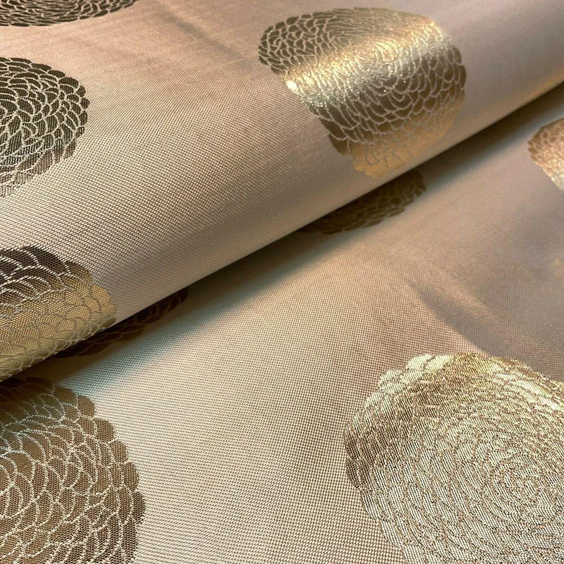Circle Brocade Wedding Banarsi ideal for Cushion Cover Fabric 147 cm M1596