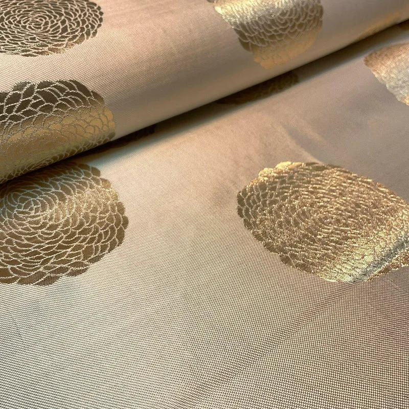 Circle Brocade Wedding Banarsi ideal for Cushion Cover Fabric 147 cm M1596