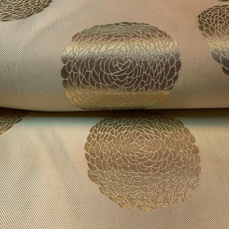Circle Brocade Wedding Banarsi ideal for Cushion Cover Fabric 147 cm M1596