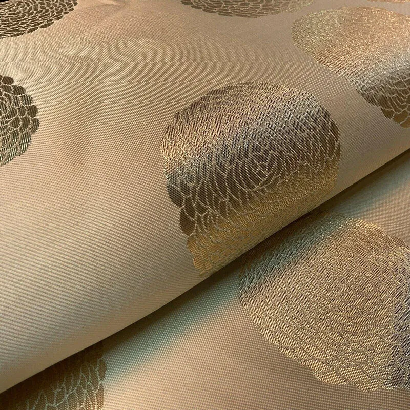 Circle Brocade Wedding Banarsi ideal for Cushion Cover Fabric 147 cm M1596
