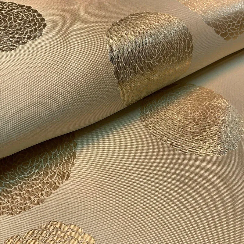 Circle Brocade Wedding Banarsi ideal for Cushion Cover Fabric 147 cm M1596