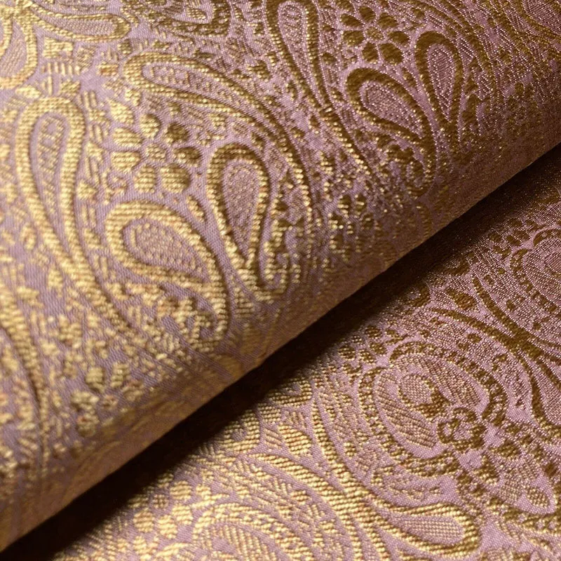 Double Paisley Brocade Wedding Banarsi Fabric 147 cm M1566