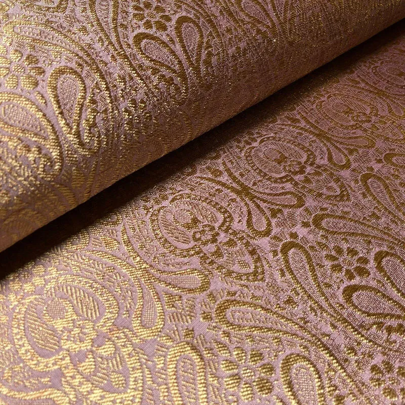 Double Paisley Brocade Wedding Banarsi Fabric 147 cm M1566