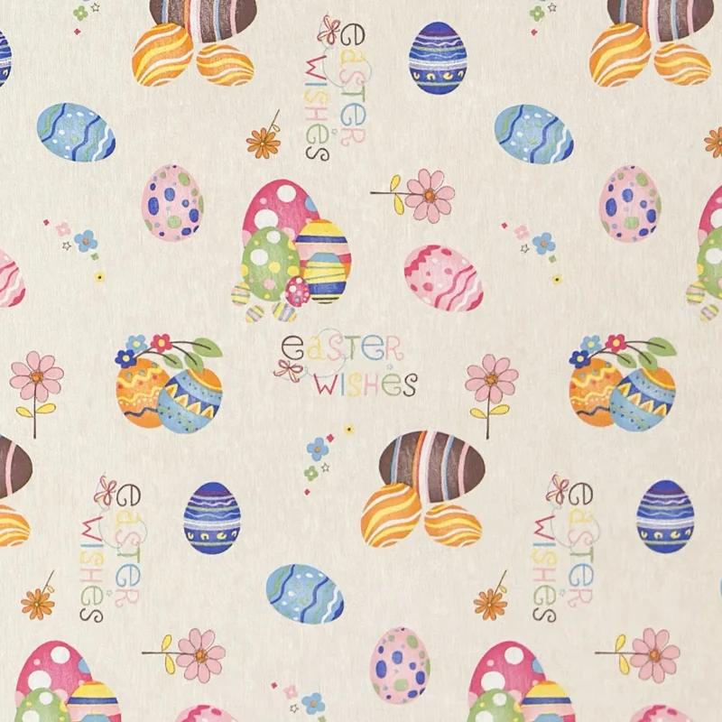 Jacquard Tischdecke aus beschichteter Baumwolle mit Fleckenschutz EASTER Ostern Osterei eckig rund oval
