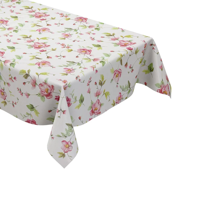 Wachstuch Tischdecke geprägt B4065-01 Rosen Blüten eckig rund oval
