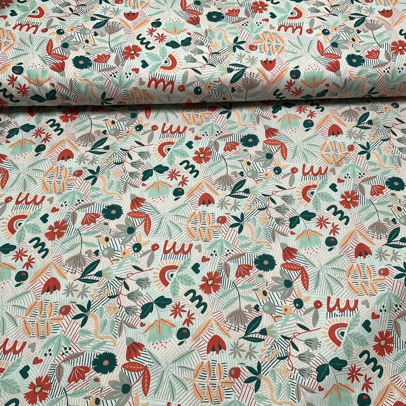 Digital Printed Various Designs 100% Cotton crafting Fabric 160cm M1581