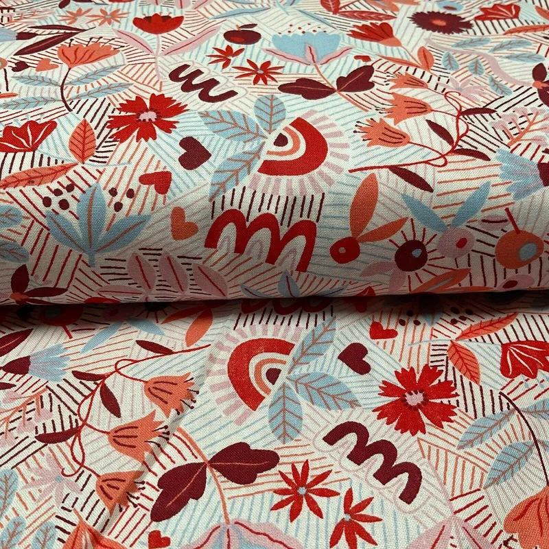 Digital Printed Various Designs 100% Cotton crafting Fabric 160cm M1581