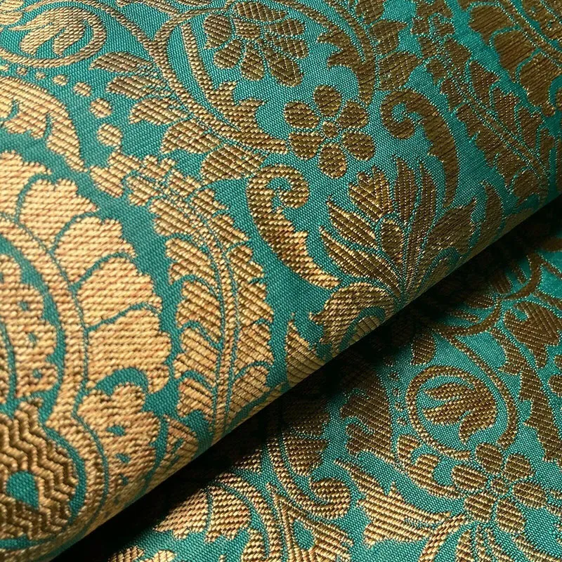 Ornamental Damask Brocade Wedding Banarsi Fabric 147 cm wide M1567