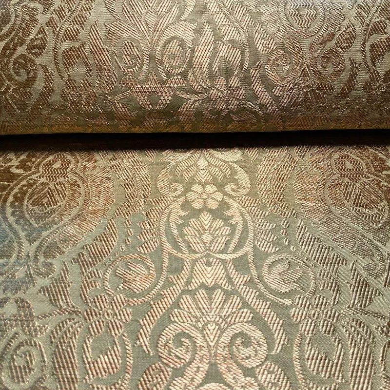 Ornamental Damask Brocade Wedding Banarsi Fabric 147 cm wide M1567