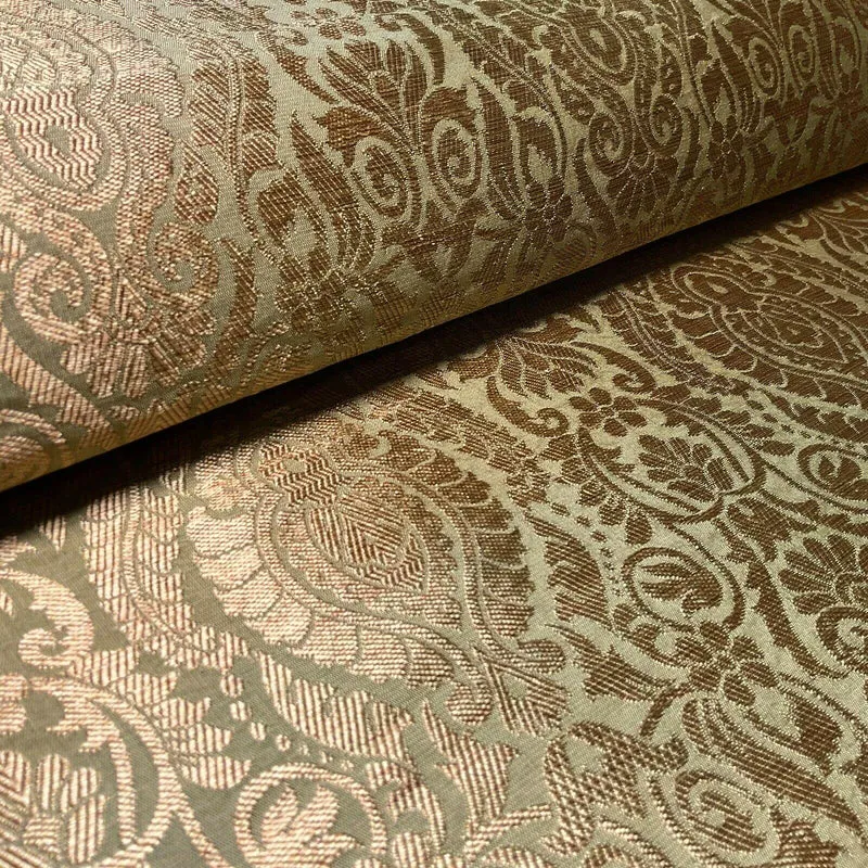 Ornamental Damask Brocade Wedding Banarsi Fabric 147 cm wide M1567