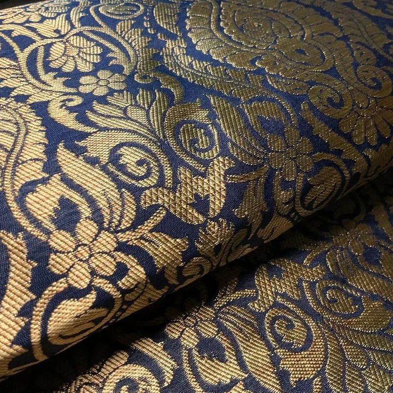 Ornamental Damask Brocade Wedding Banarsi Fabric 147 cm wide M1567