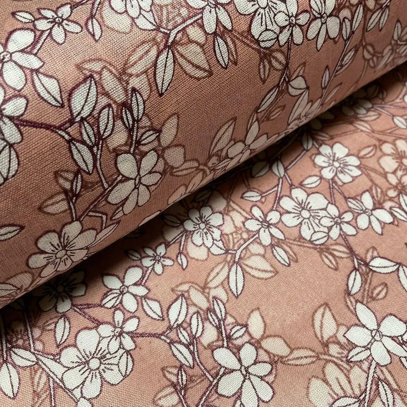Cotton Voile Pastel Summer Floral Printed Dress fabric 111cm M1594