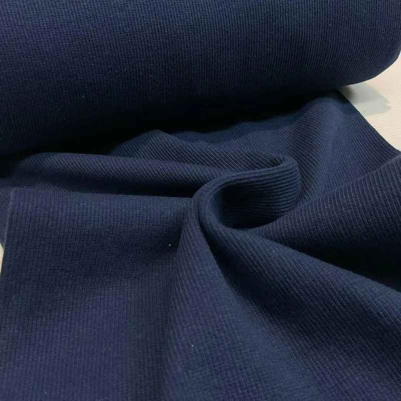 Plain Tubular Ribbing Stretch Jersey Fabric ideal for tops t-shirts 27cm M1588