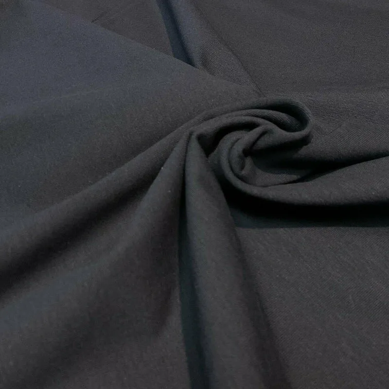 Plain Cotton stretch Jersey knit dress baby grow T-shirt fabric 158cm Wide M1587