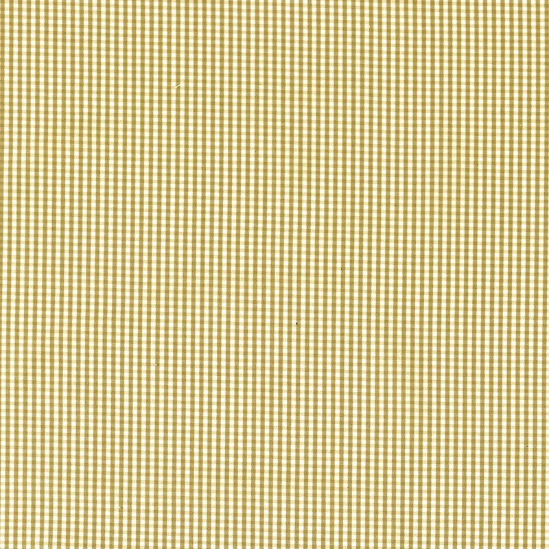 Cotton Check - ochre