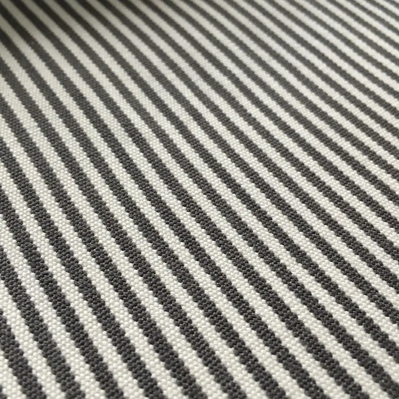 Cotton Stripes - charcoal