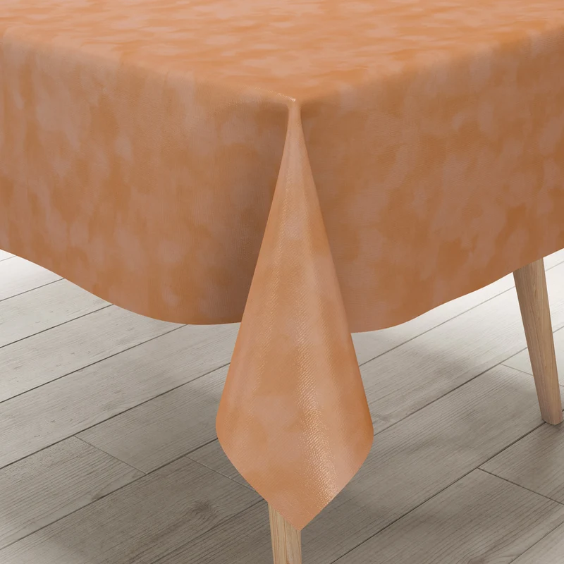 Wachstuch Tischdecke K150113 terracotta marmoriert Marmoroptik eckig rund oval