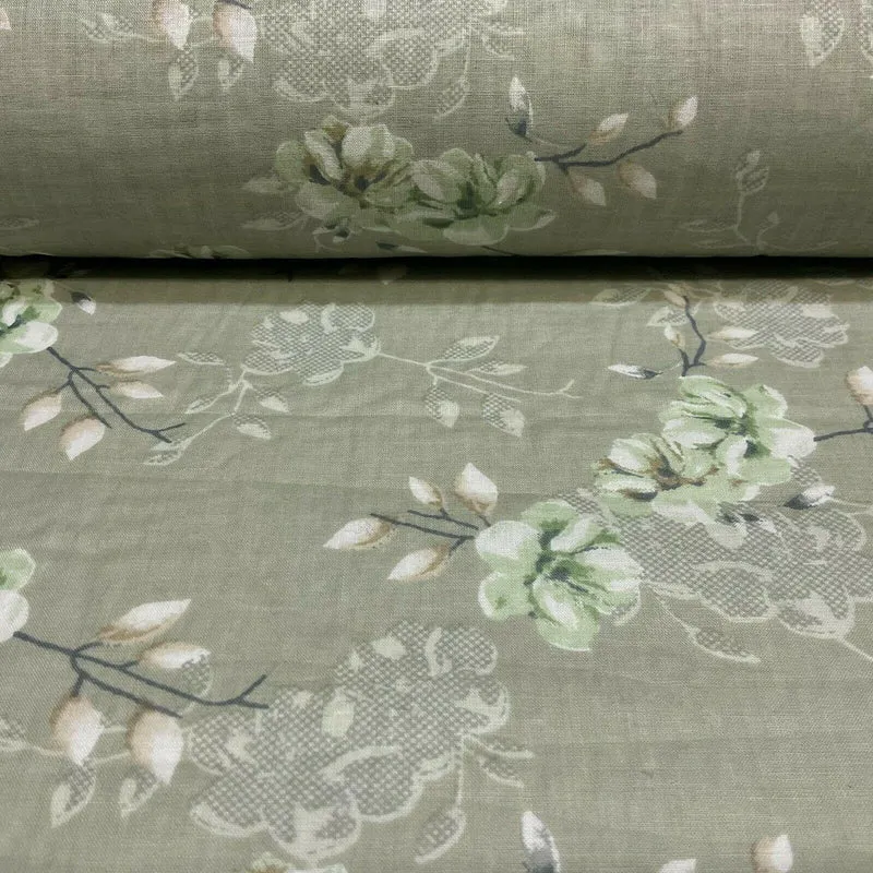 Cotton Lawn Voile Pastel Summer Floral Printed Dress fabric 111cm M1591