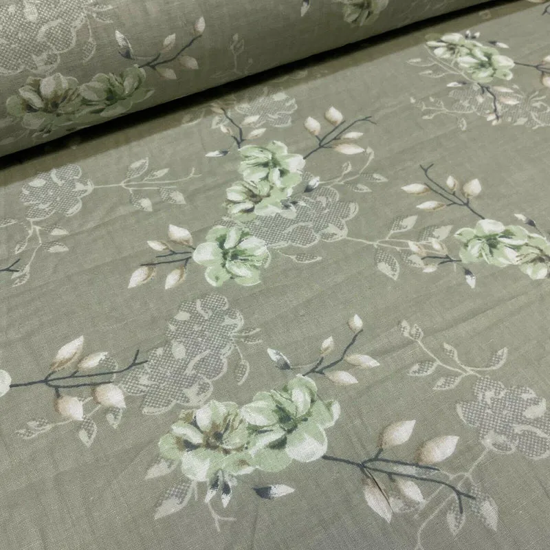 Cotton Lawn Voile Pastel Summer Floral Printed Dress fabric 111cm M1591
