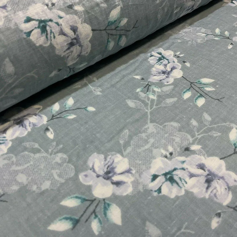 Cotton Lawn Voile Pastel Summer Floral Printed Dress fabric 111cm M1591