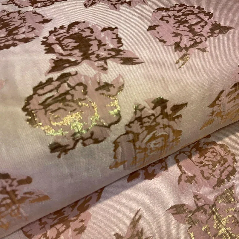 Floral bridal Brocade Banarsi Jacquard wedding fabric 147cm M1597