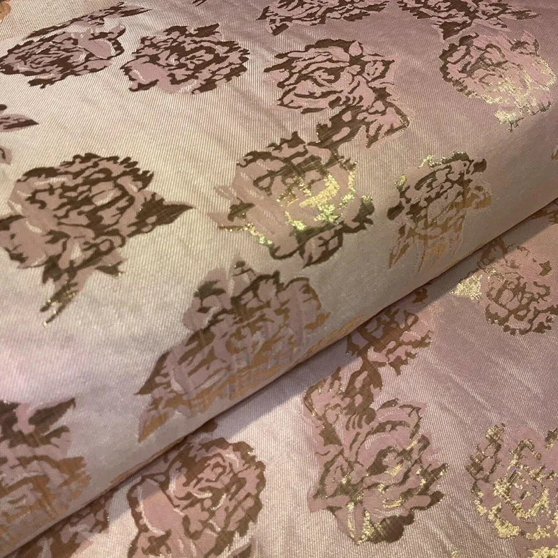 Floral bridal Brocade Banarsi Jacquard wedding fabric 147cm M1597
