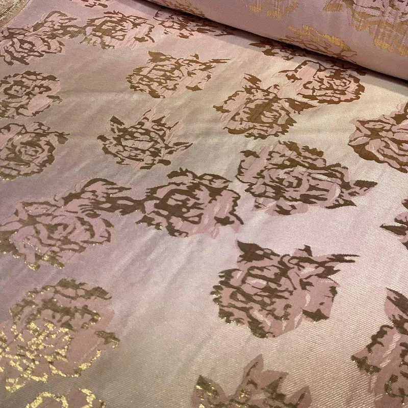 Floral bridal Brocade Banarsi Jacquard wedding fabric 147cm M1597