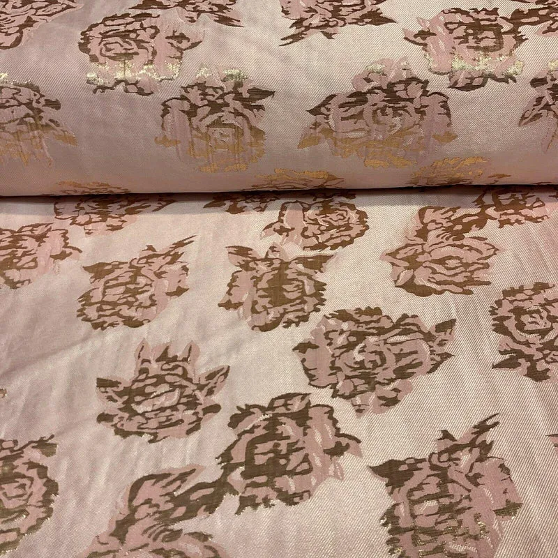 Floral bridal Brocade Banarsi Jacquard wedding fabric 147cm M1597